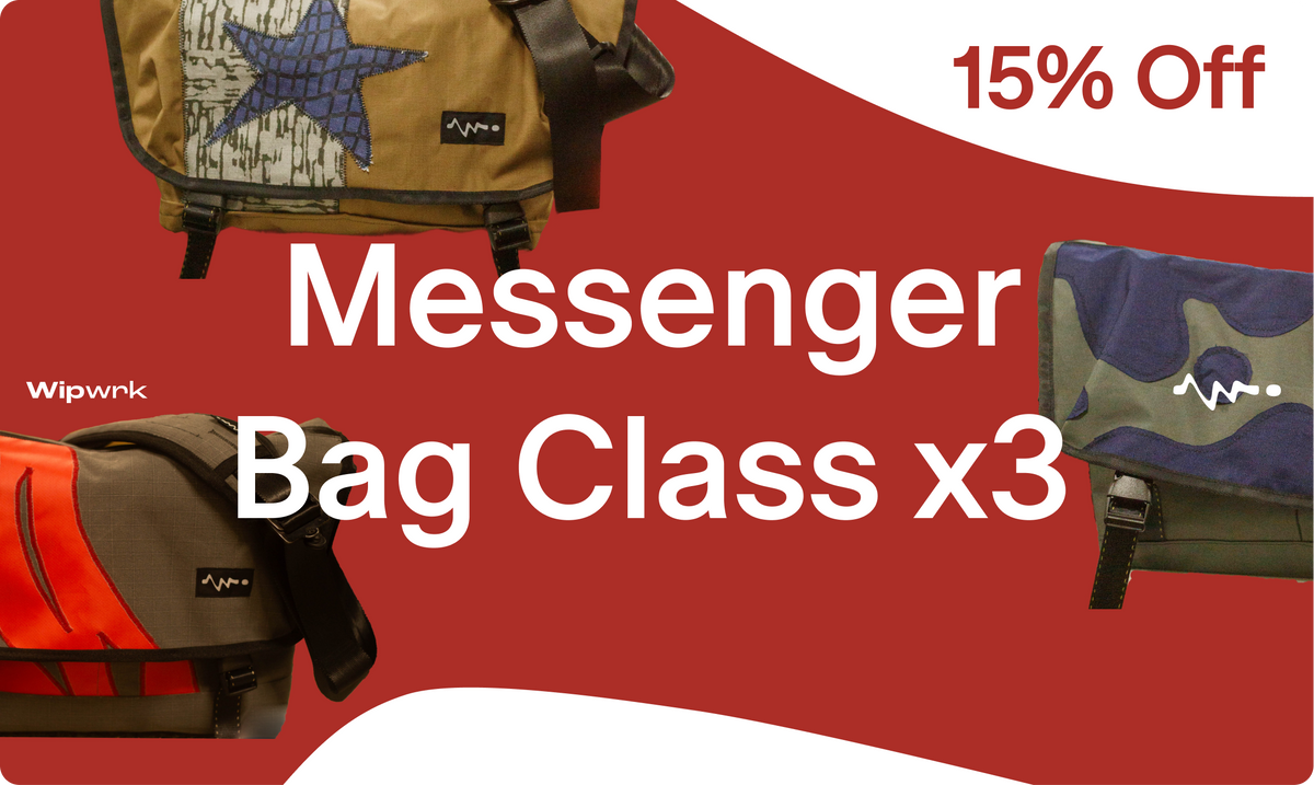 Mondo Messenger Bag Course for Three