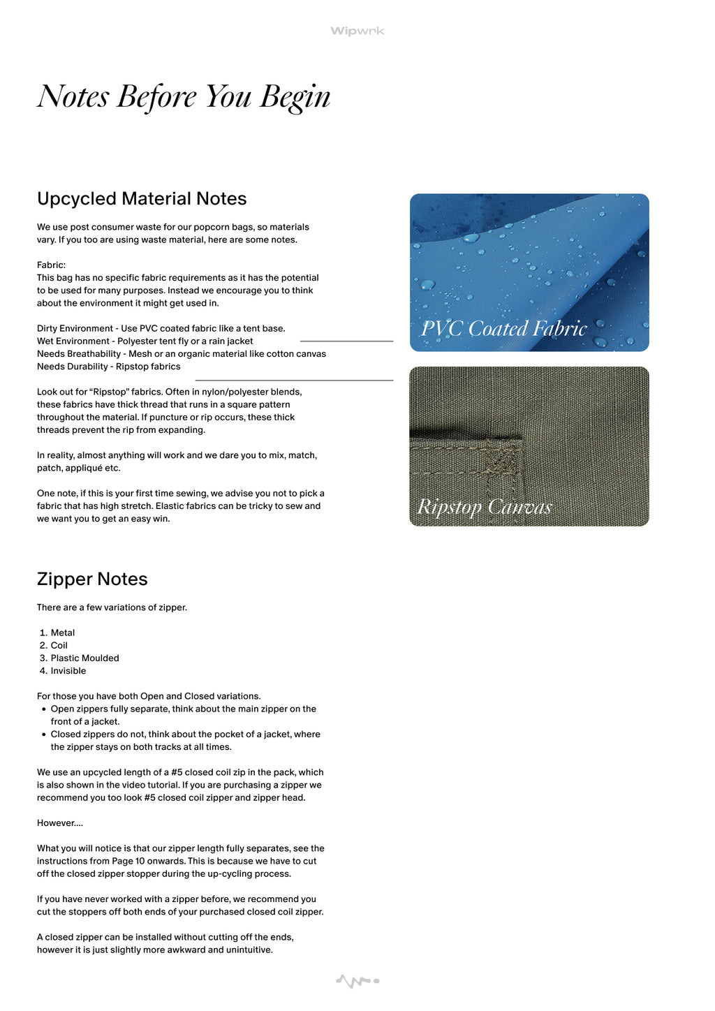 Popcorn Pouch - Home Pattern PDF