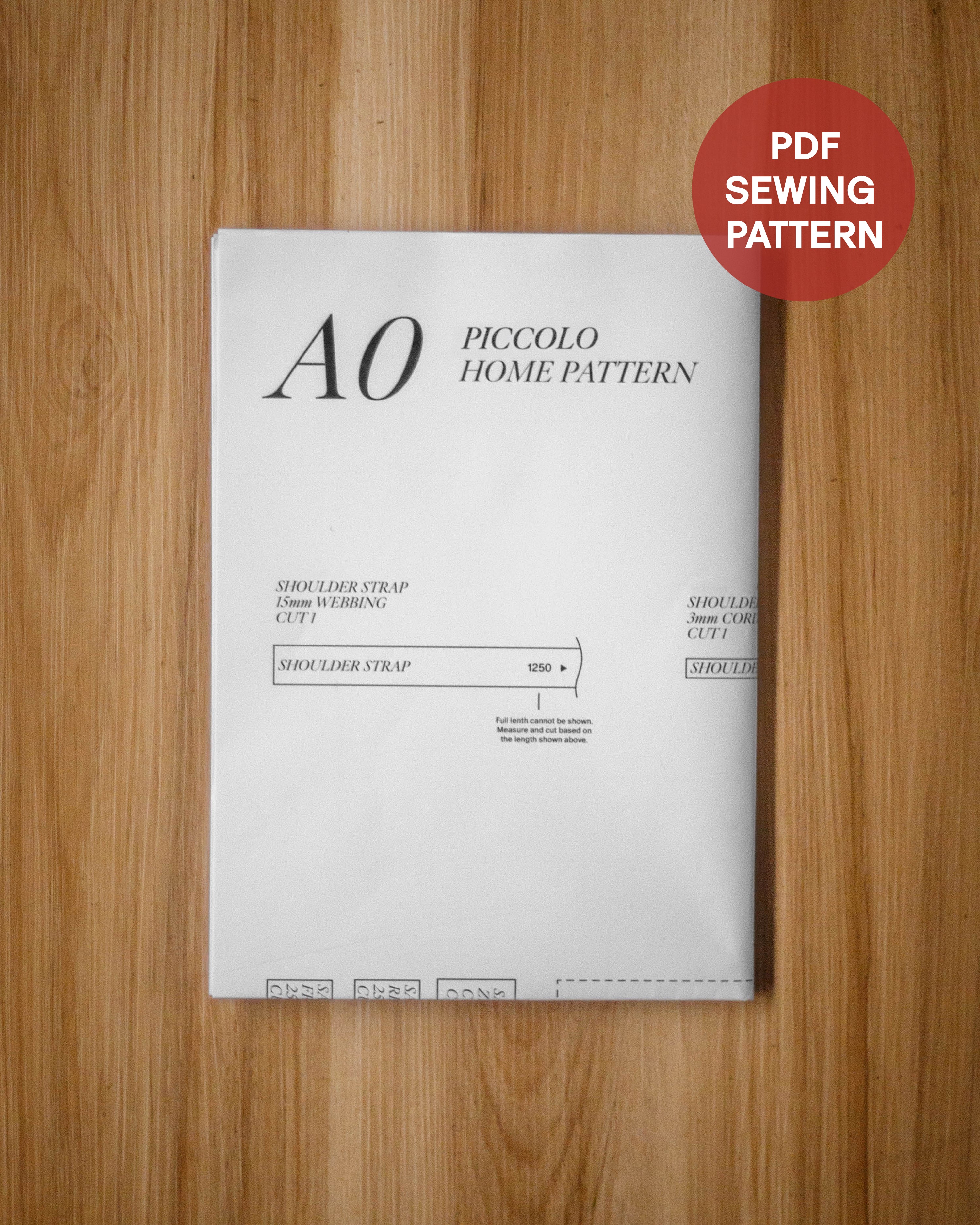 The Piccolo- Home Pattern PDF