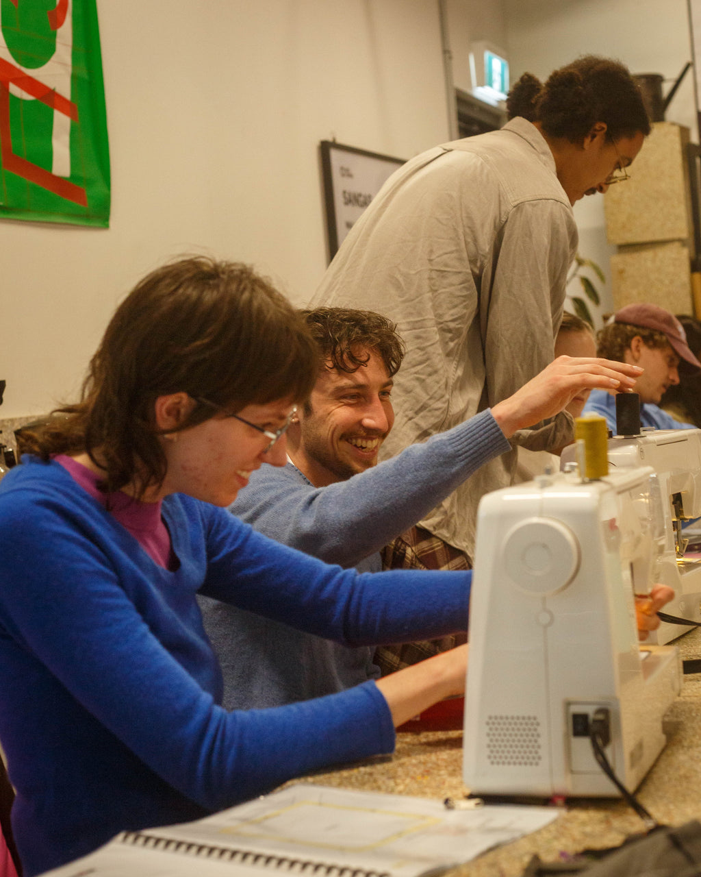 Popcorn Tech Pouch Social Sewing Session