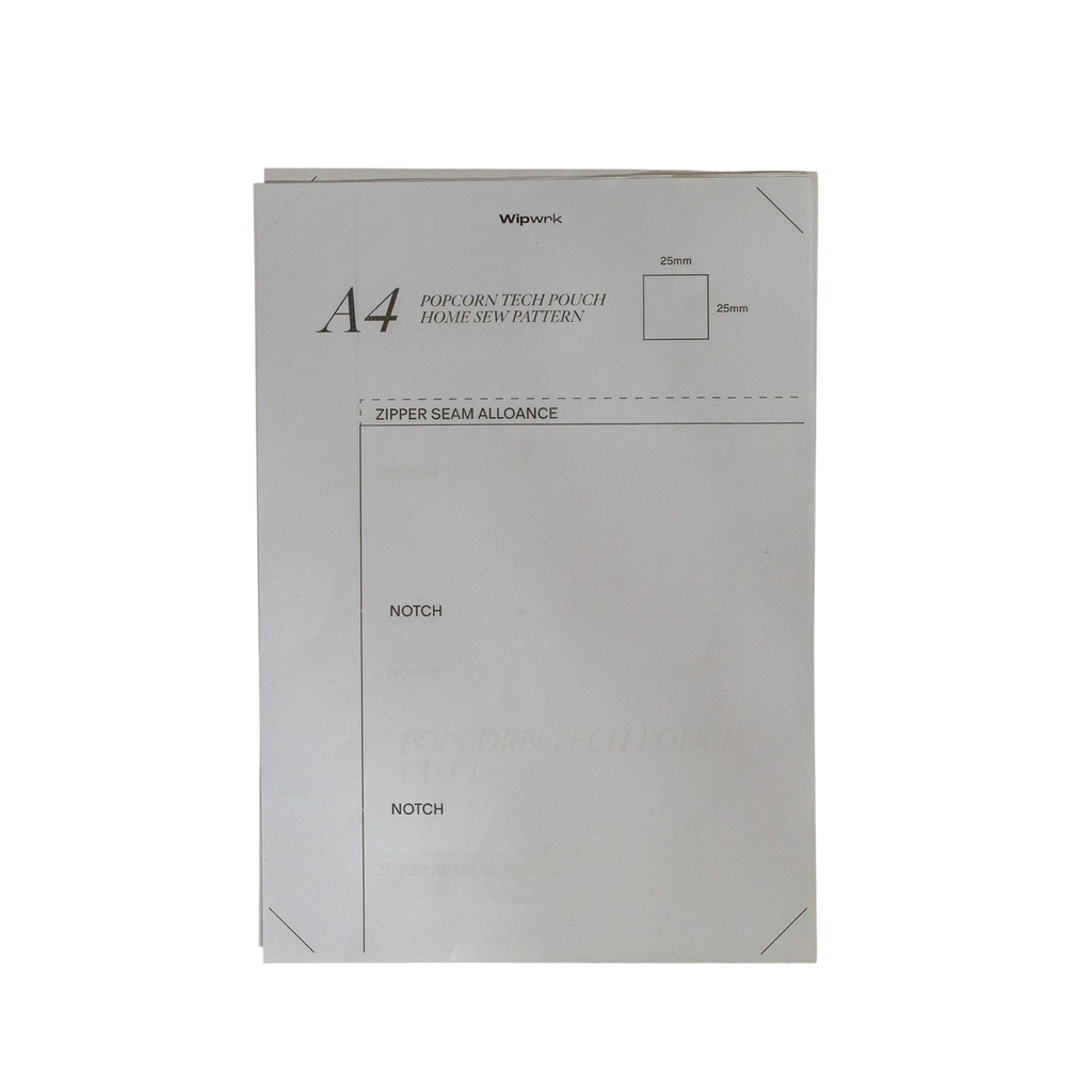 Popcorn Pouch - Home Pattern PDF