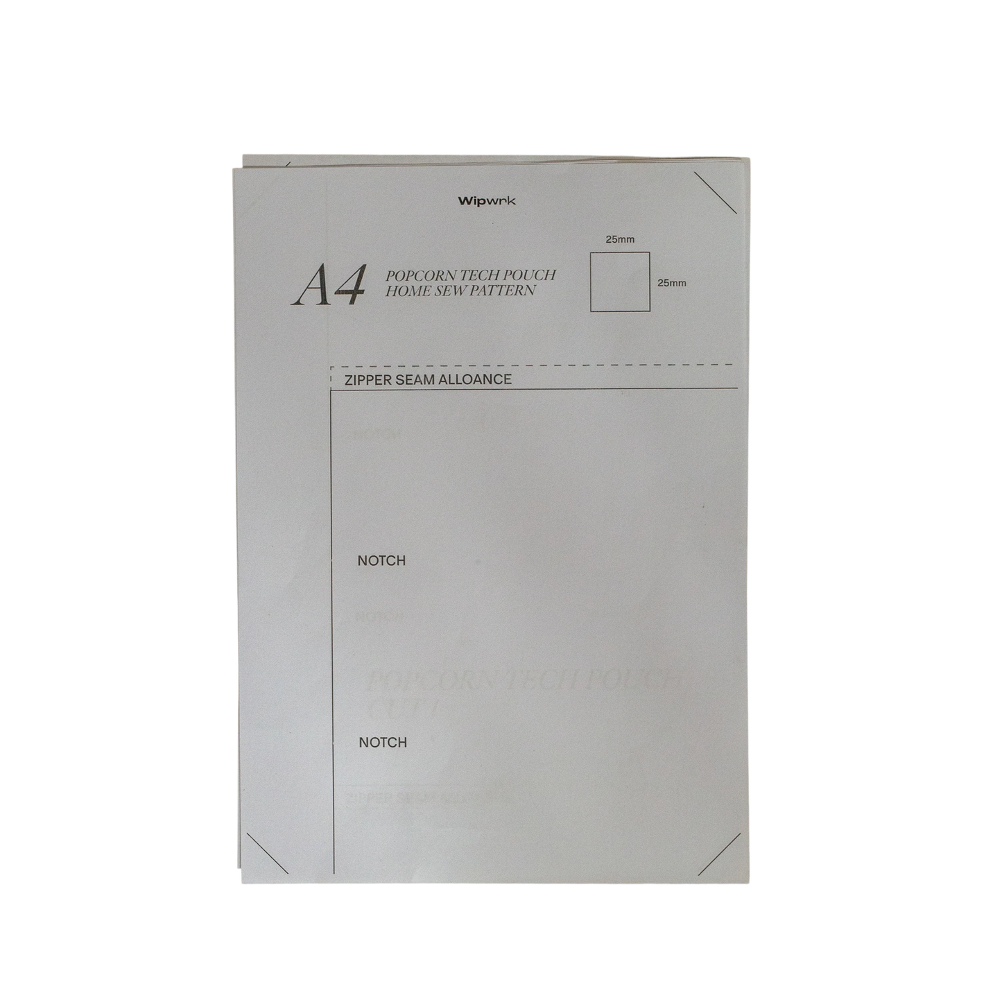 Popcorn Pouch - Home Pattern PDF