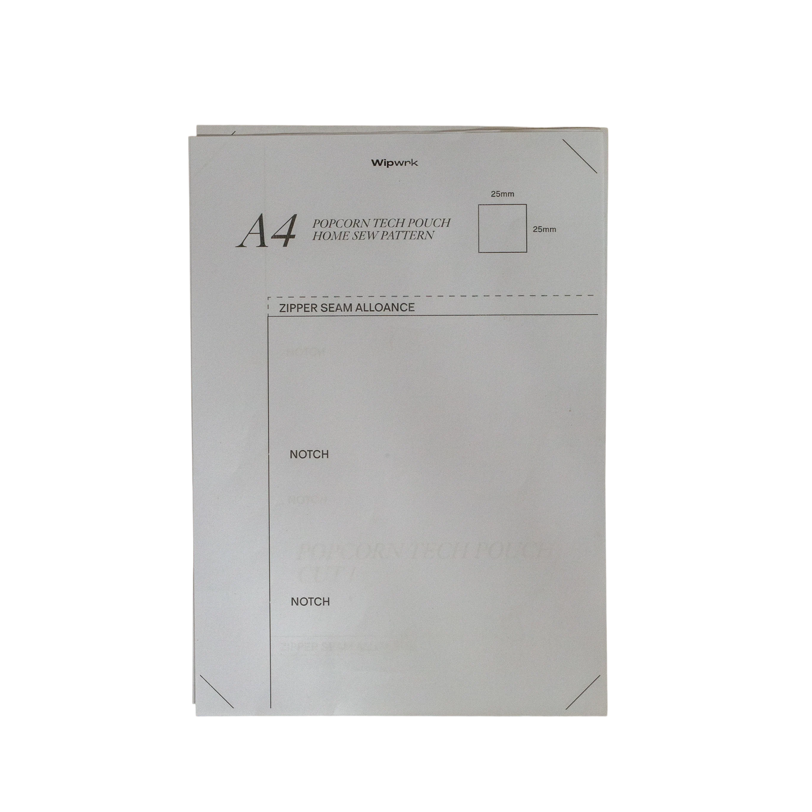 Popcorn Pouch - Home Pattern PDF