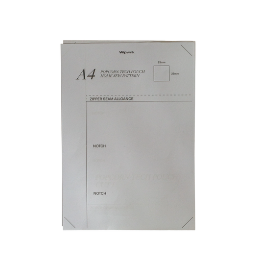 Popcorn Pouch - Home Pattern PDF